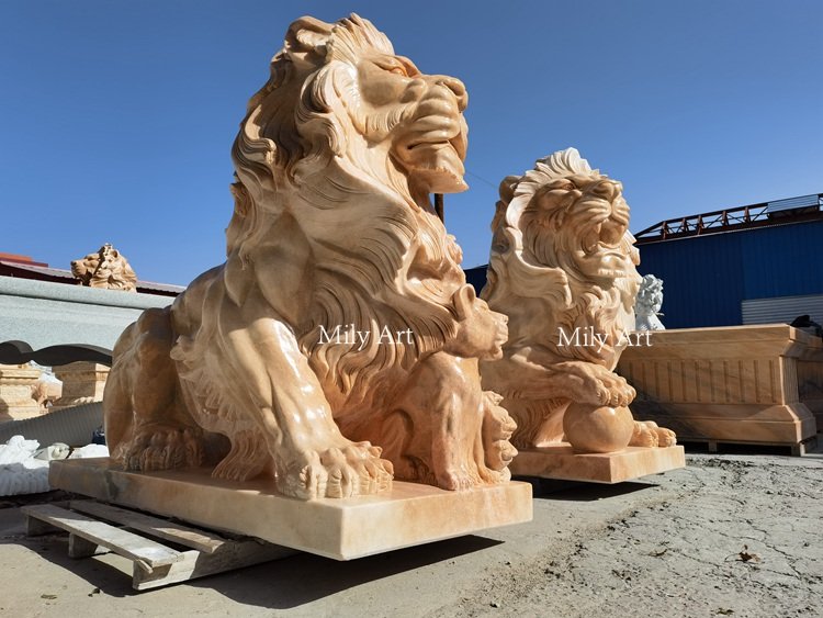 large outdoor lion statue for sale-Mily Statue