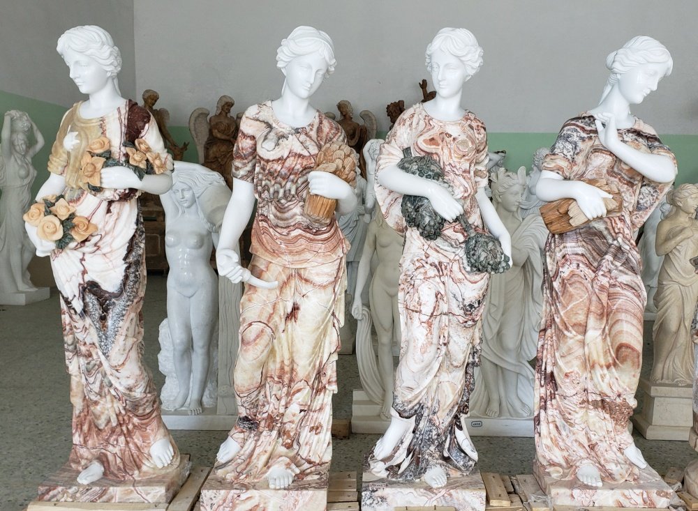 marble four season statues for sale