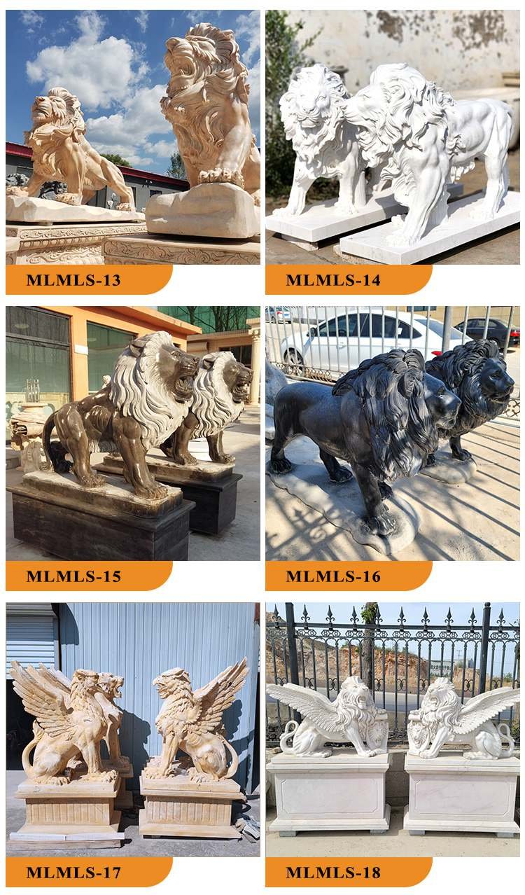 marble lion statues for sale-Mily Statue