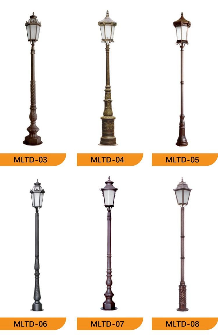 large outdoor street decorative casting iron lamps 3.2