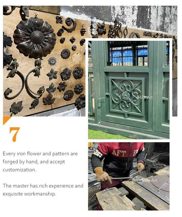 outdoor large rattan decorative wrought iron gazebo factory supplier 1.5