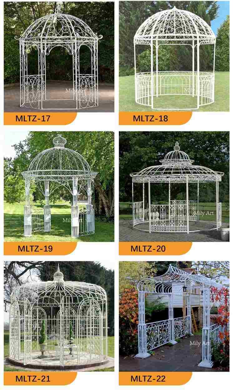 large outdoor white luxury metal glass room garden decor 3.4