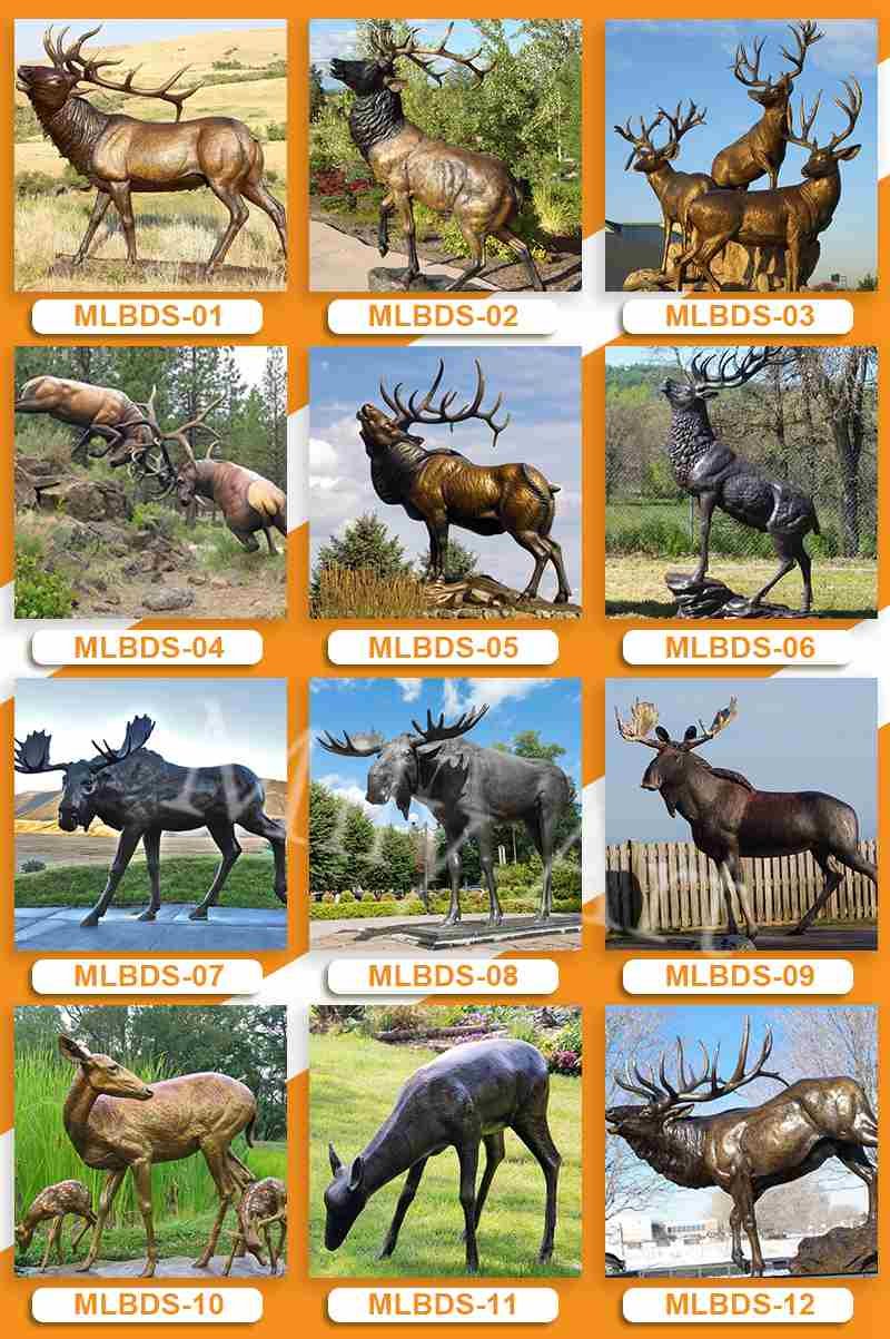 life size decorative bronze elk statues park decor more products