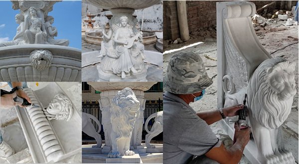 marble fountain advantage-Carving Details6