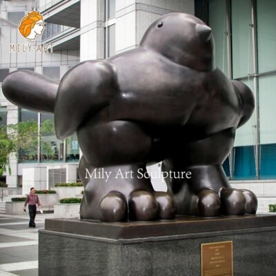 large casting bronze bronze fat bird sculptures by fernando botero for sale 4
