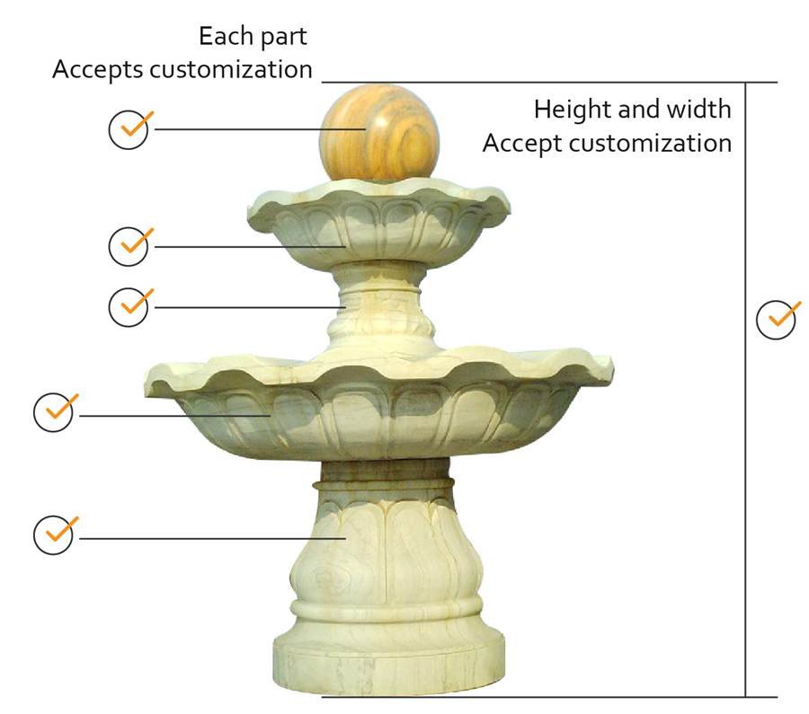 marble ball fountain design