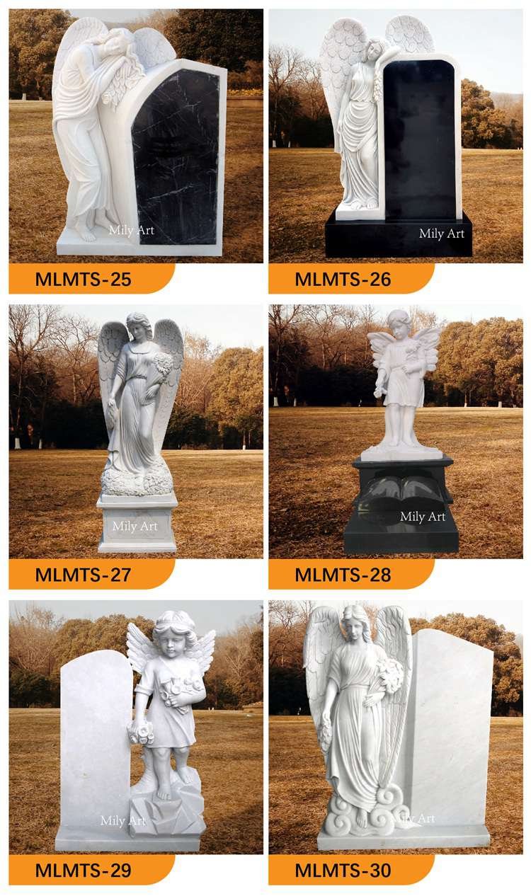 1.4.angel statues for graves memorials mily sculpture