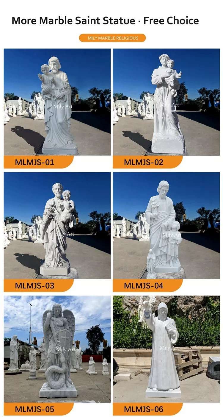 2.1st. michael archangel marble statue mily sculpture