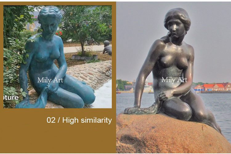 1.2. accept customization services for the bronze mermaid-Mily Statue