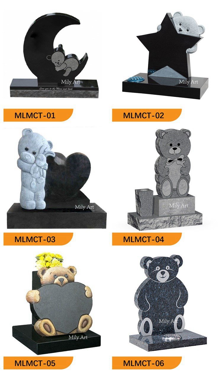 2.2.more types of small headstones for babies mily sculpture