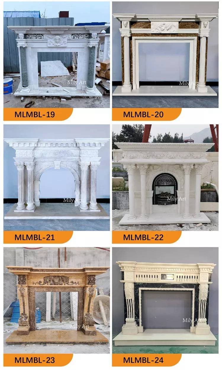 2.4ornate marble fireplaces mily sculpture