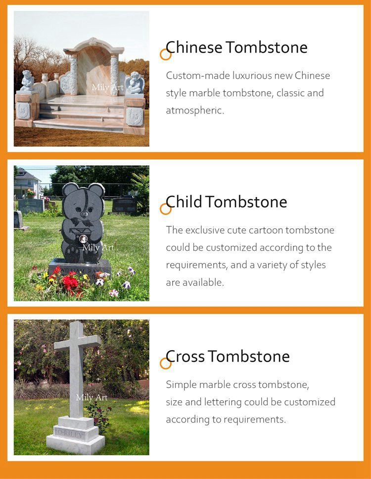 2.7.more types of small headstones for babies mily sculpture