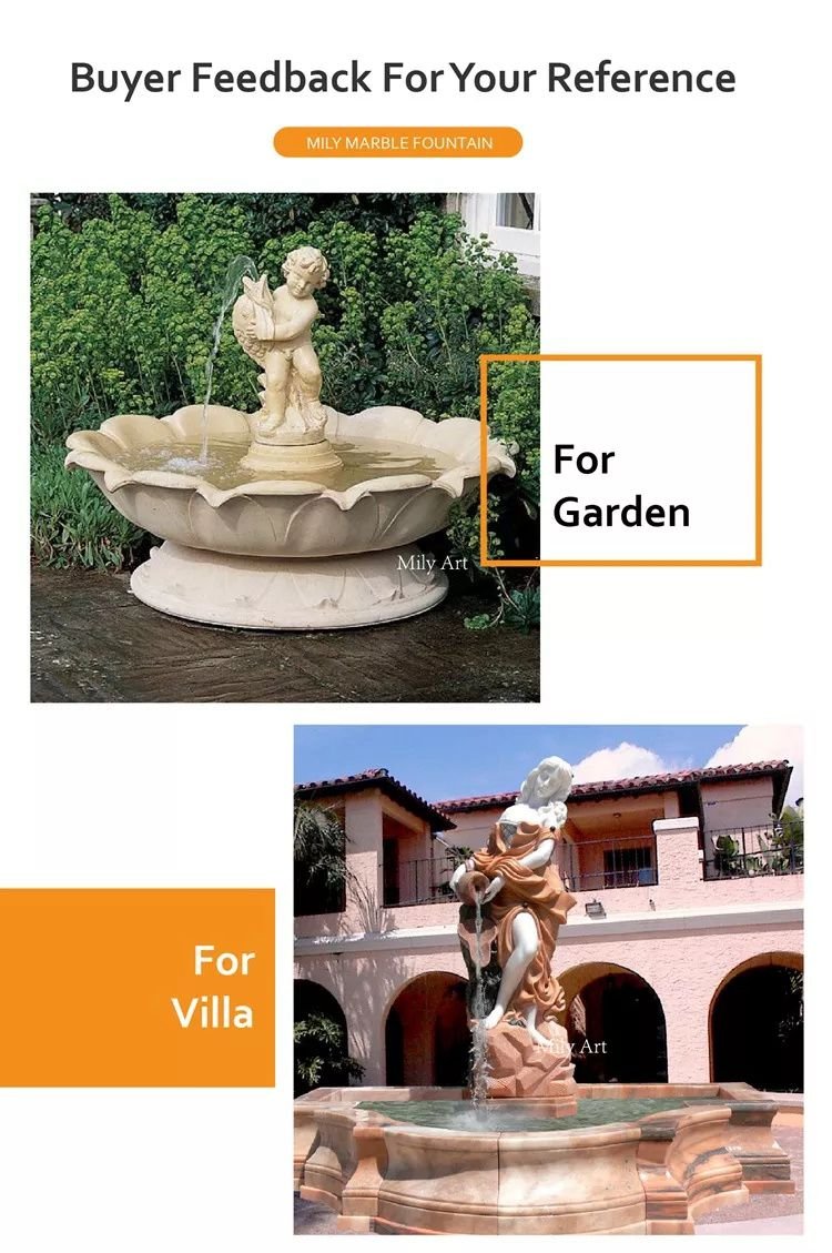 4.1feedback of lady fountain statue mily sculpture