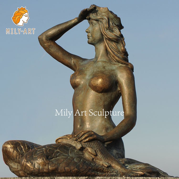 1. life size mermaid mily art sculpture