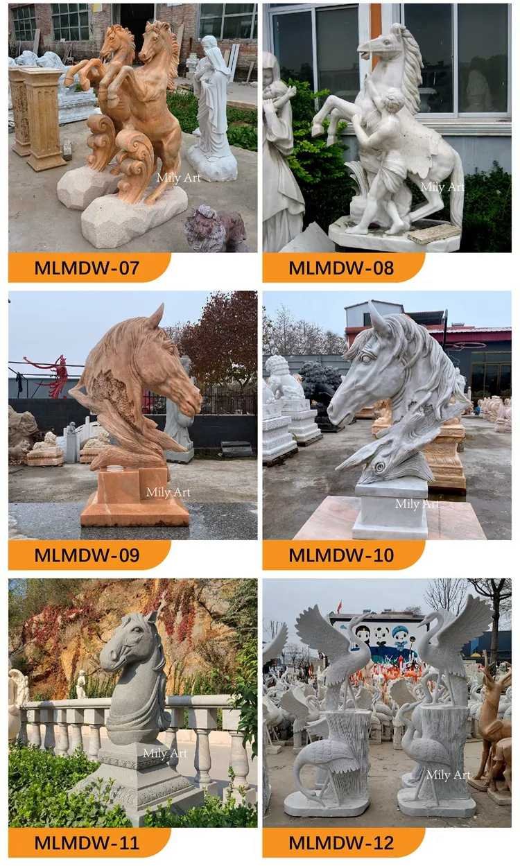 2.2.diverse animal statues for sale mily art sculpture