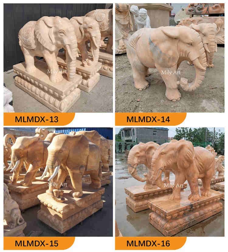 2.3.elephant statue decor mily sculpture