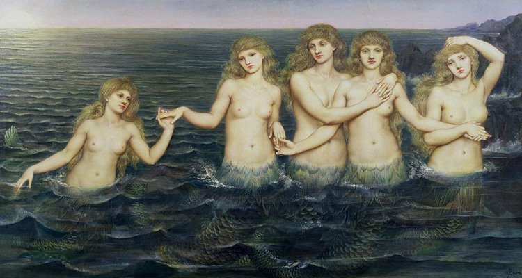 the sea maidens 1896 evelyn de morgan