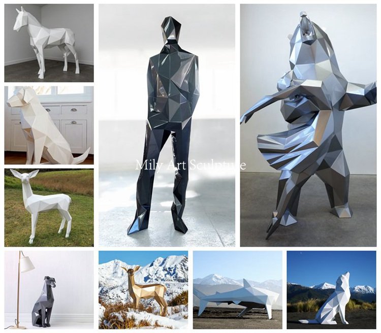 diverse metal animal sculptures mily sculpture (3)