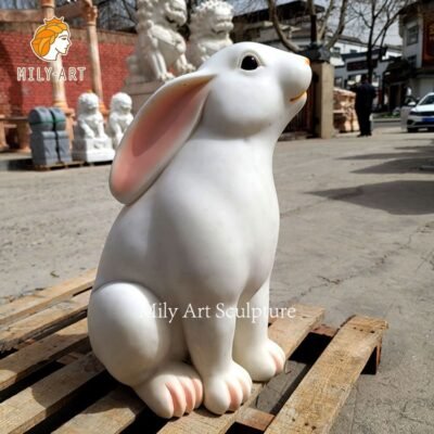 marble rabbit- mily art sculpture
