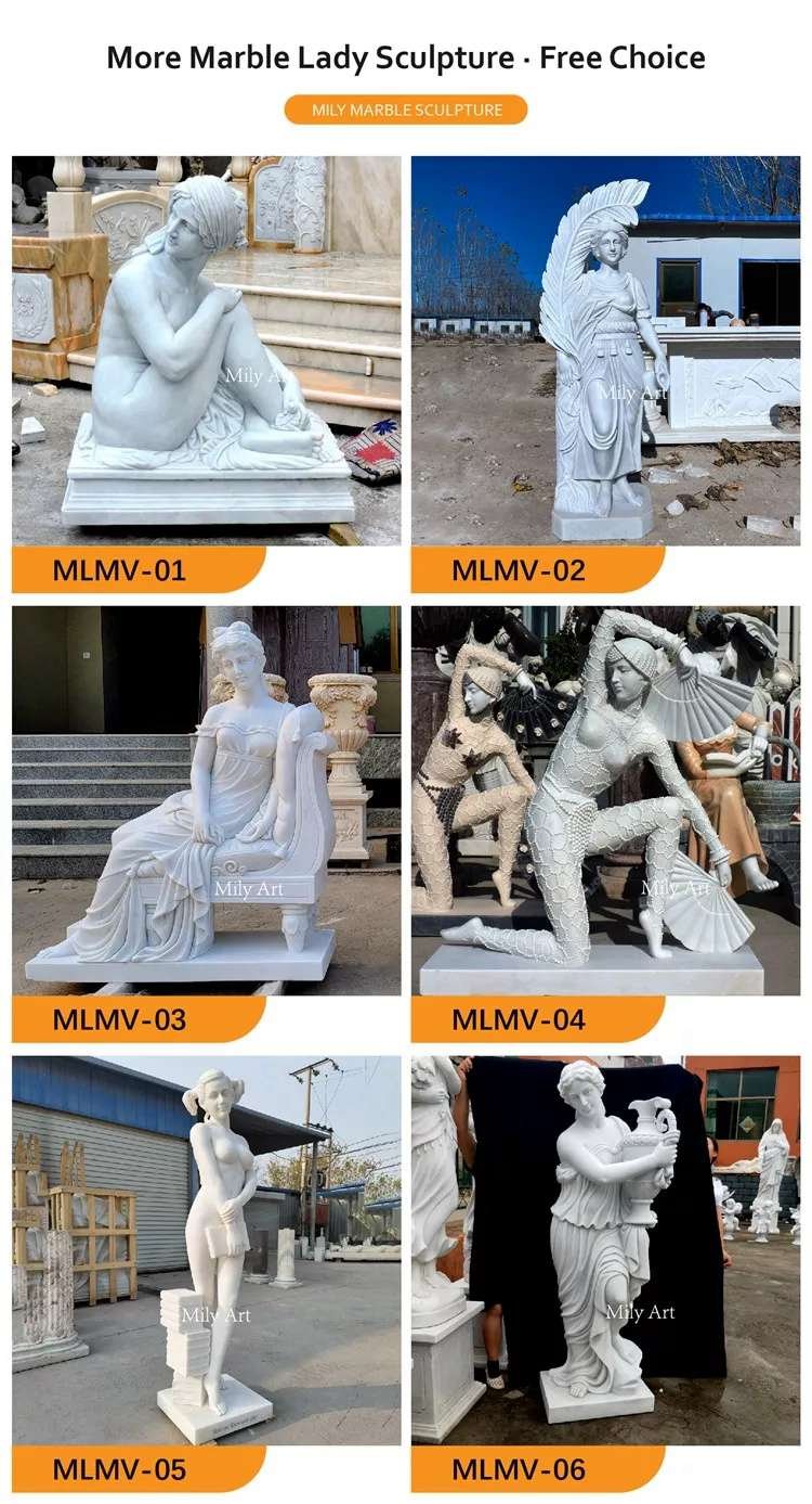 2.1.marble lady statue mily sculpture