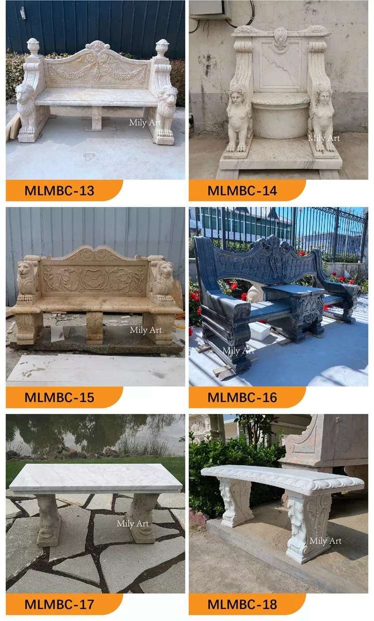 2.2.marble garden bench for sale mily sculpture