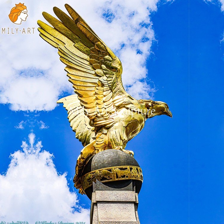 3.outdoor eagle statues mily sculpture