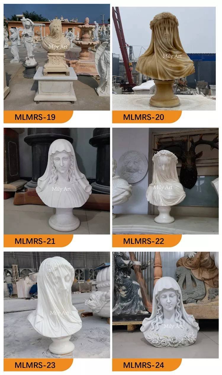 2.4.virgin mary bust statue outdoor for sale mily sculpture