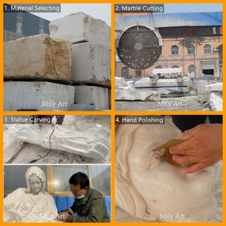 3.1. making of marble religious statues mily sculpture
