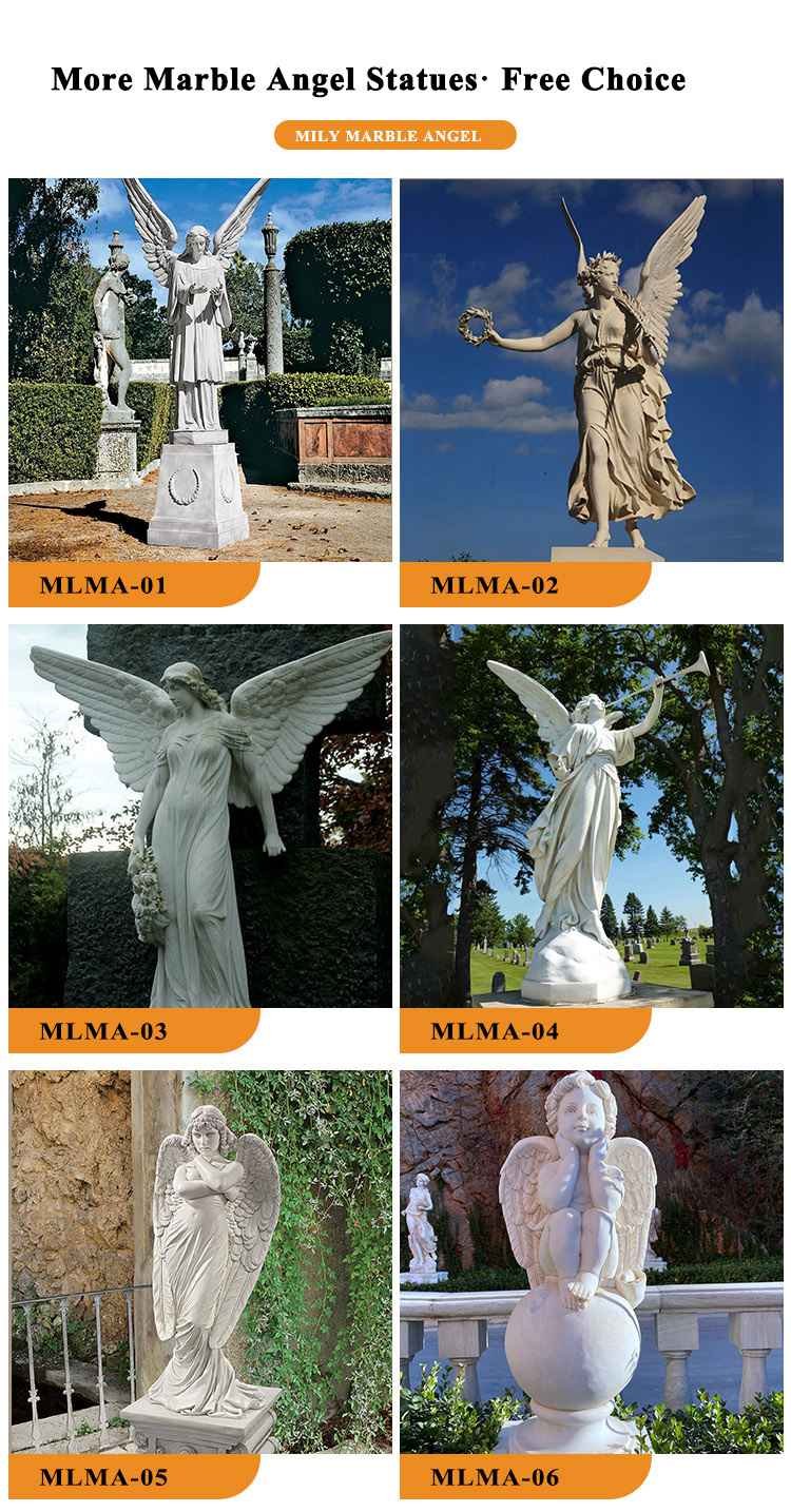 3.1.life size angel statue mily sculpture