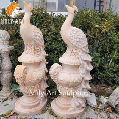 tall marble planter mily sculpture