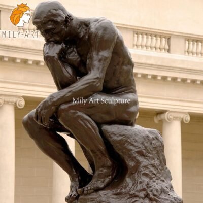 1.bronze thinker statue mily sculpture