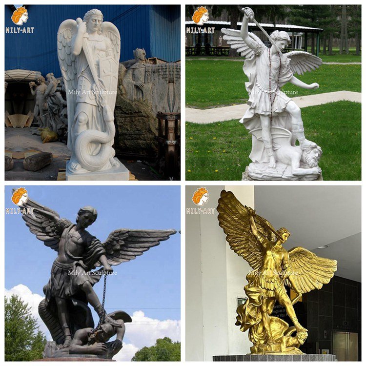 2. archangel statues mily sculpture