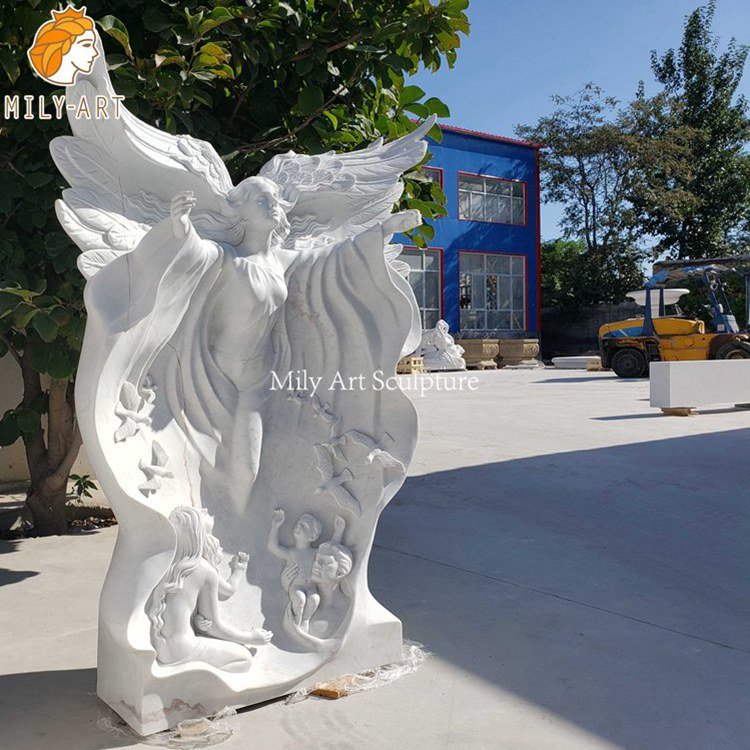 3. flying angel statues mily sculpture