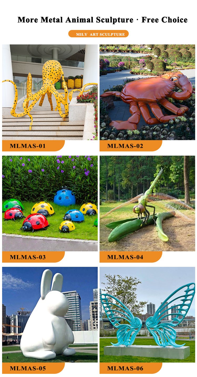 3.1.garden animal sculptures mily sculpture