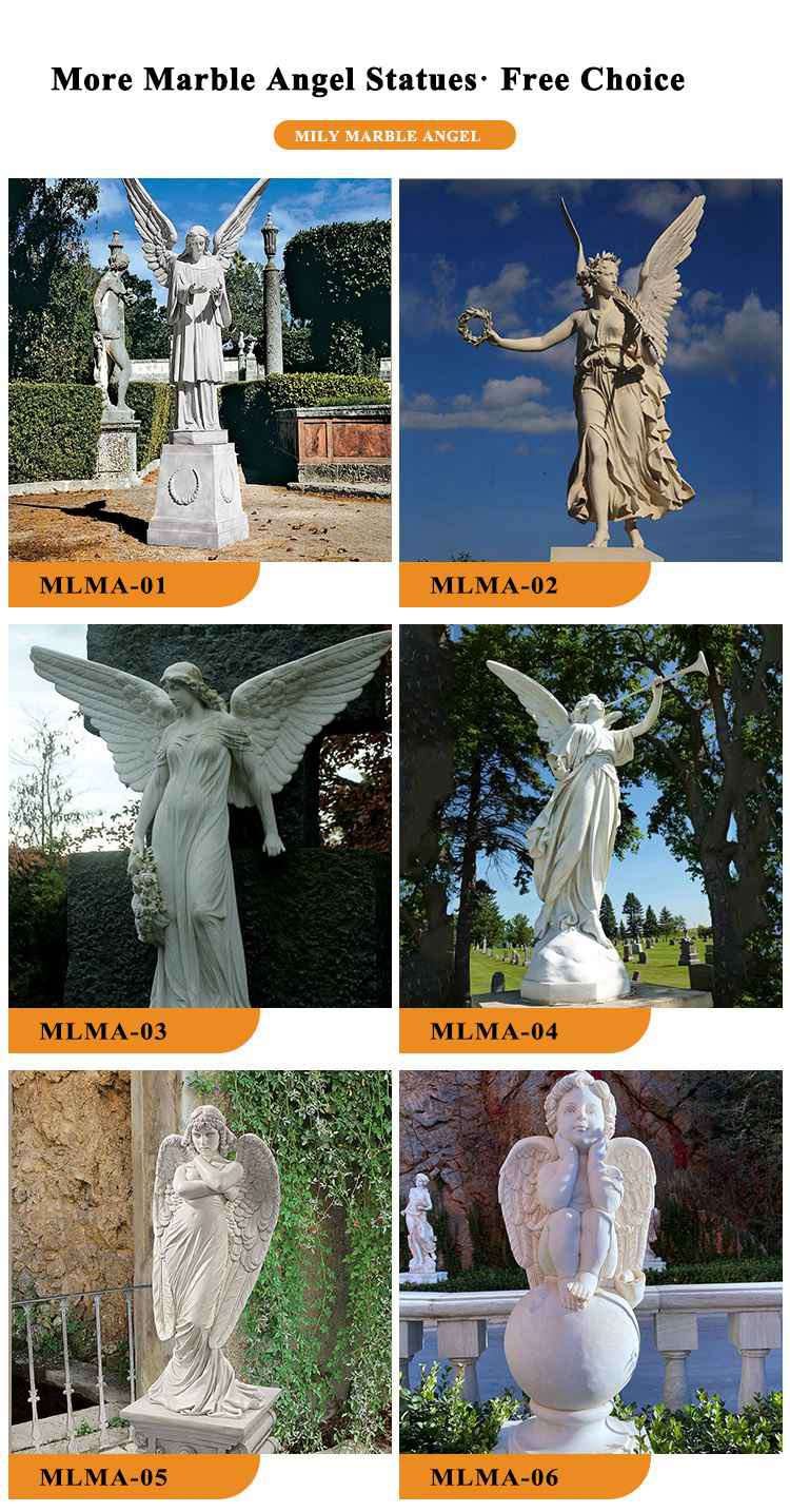 3.1.life size angel statues for sale mily sculpture