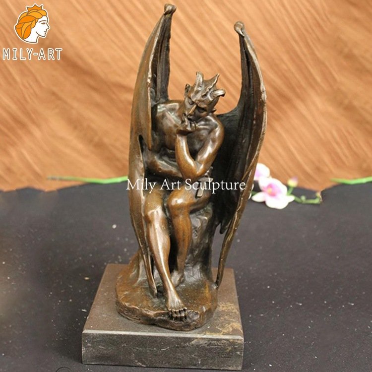 6. fallen angel lucifer story mily sculpture