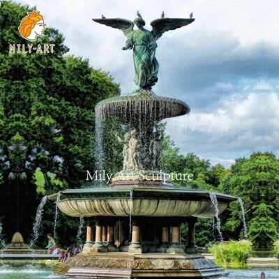 1. large bronze fountain-Mily Sculpture