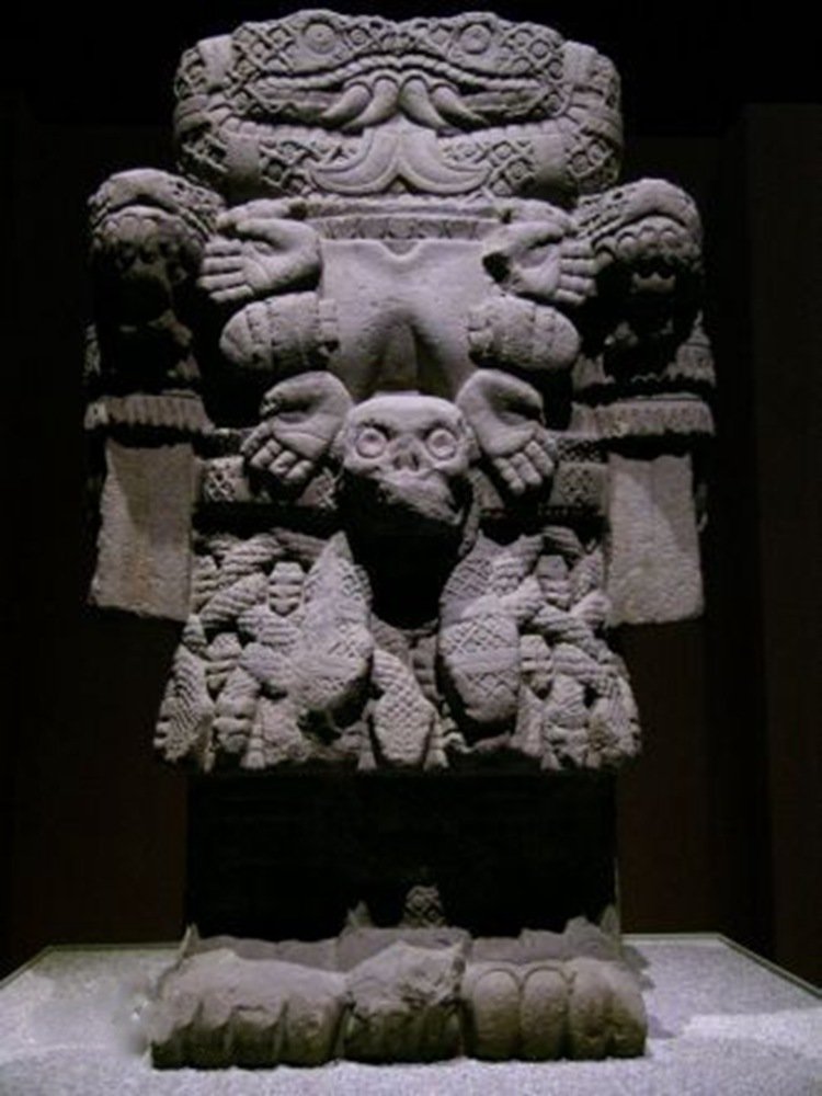 8. 2. statue in the national museum of anthropology of mexico