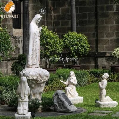 1.outdoor our lady of Fatima statue-Mily Statue