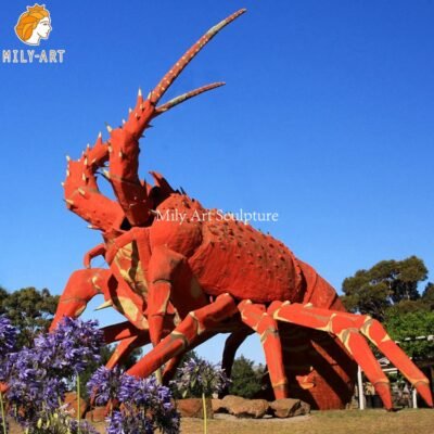 1.red lobster statue-Mily Statue