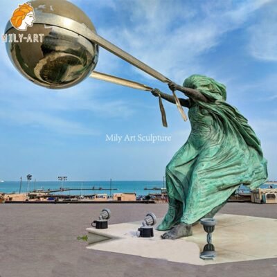 1.the force of nature sculpture-Mily Statue