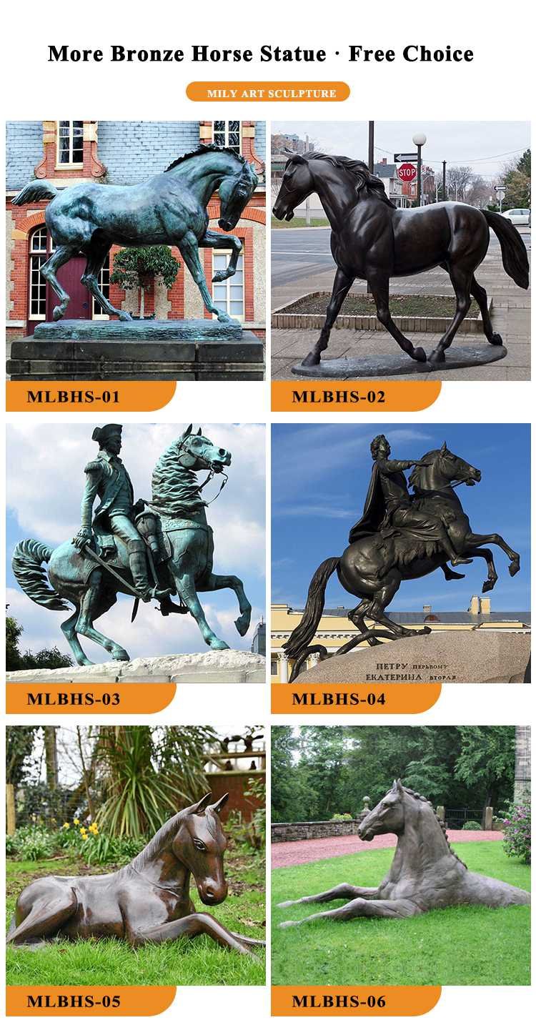 3.1.bronze horse statues for sale-Mily Statue