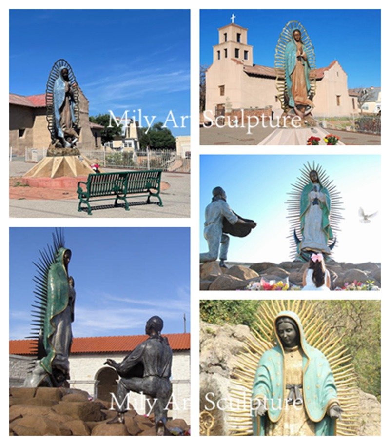 large Our Lady of Guadalupe statue applications