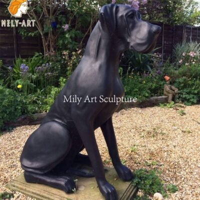 1.bronze Great Dane statue-Mily Statue