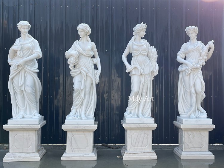 marble four seasons goddesses statues for sale mily statue