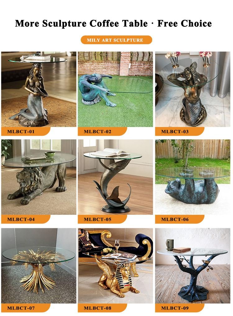 3.1.sculpture coffee tables for sale-Mily Factory