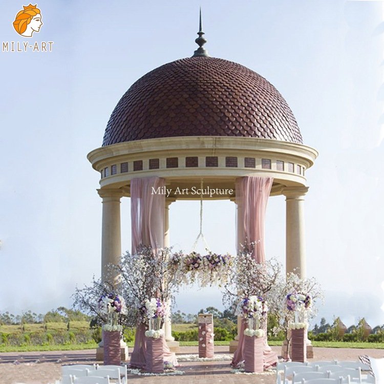 1.outdoor wedding gazebo-Mily Statue