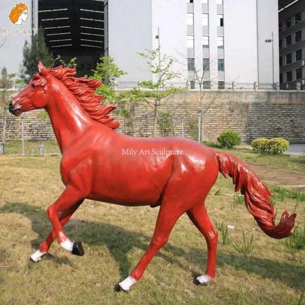 Life Size Painting Fiberglass Horse Statue Sells Online - Milystatue