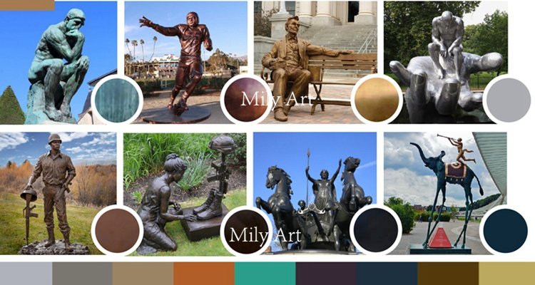 3.1. more color choices for the bronze Jesus statue-Mily Statue