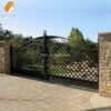 Modern Wrought Iron Gate With Exquisite Designs Supplier - Milystatue